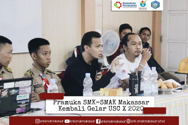 {SMK SMAK Makassar} Pramuka SMK SMAK Makassar kembali gelar USC X 2020